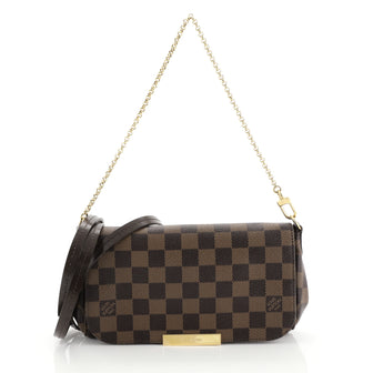 Louis Vuitton Favorite Handbag Damier PM Brown 445761
