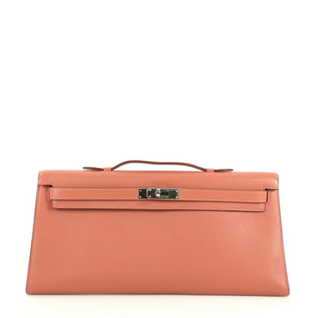 Hermes Kelly Cut Pochette Swift Pink 445911.
