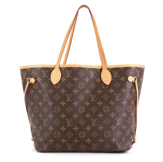Louis Vuitton Neverfull NM Tote Monogram Canvas MM Brown 445941