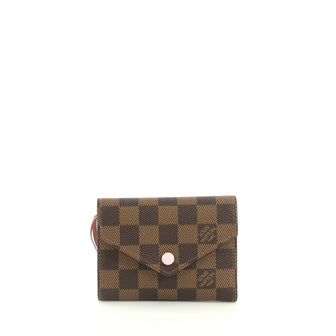 Louis Vuitton Compact Victorine Wallet Damier Brown 446092