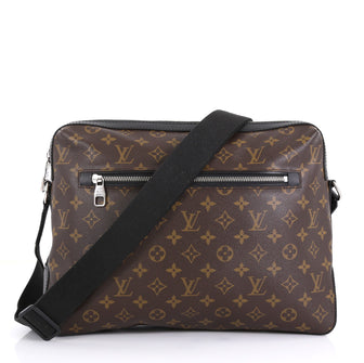 Louis Vuitton Torres Handbag Macassar Monogram Canvas GM Brown 446093