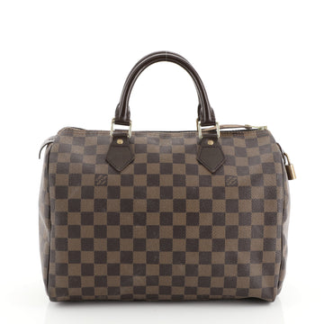 Louis Vuitton Speedy Handbag Damier 30 Brown 446101