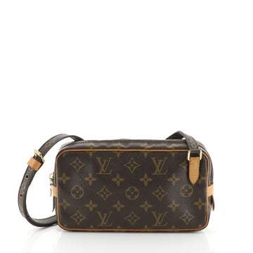 Louis Vuitton Pochette Marly Bandouliere Bag Monogram Canvas  Brown 446141