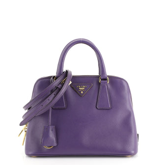 Prada Promenade Bag Saffiano Leather Small Purple 446612