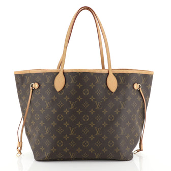 Louis Vuitton Neverfull Tote Monogram Canvas MM Brown 4466721