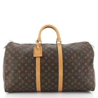 Louis Vuitton Keepall Bag Monogram Canvas 55 Brown 4466722