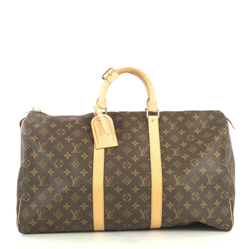 Louis Vuitton Keepall Bag Monogram Canvas 50 Brown 4466728