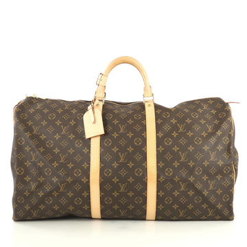 Louis Vuitton Keepall Bag Monogram Canvas 60 Brown 446673