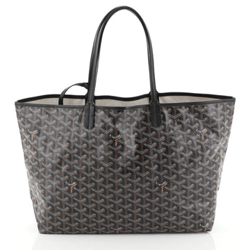 Goyard St. Louis Tote Coated Canvas PM Black 4466742