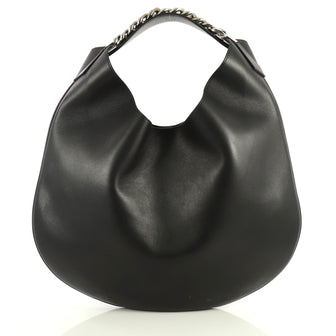 Givenchy Infinity Hobo Leather Medium Black 446682