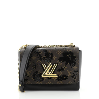Louis Vuitton Twist Handbag Limited Edition Blossom Monogram Canvas MM