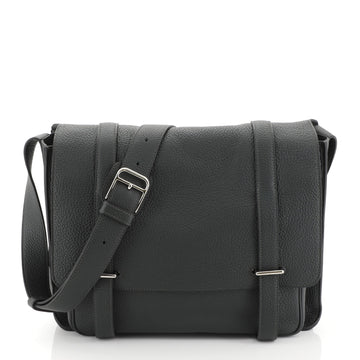 Hermes Steve Messenger Bag Clemence 35 Green 447014