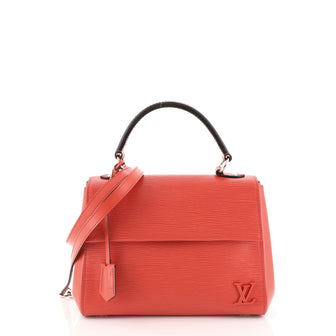 Louis Vuitton Cluny Top Handle Bag Epi Leather BB Red 447141