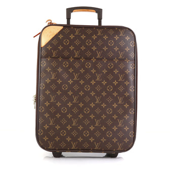 Louis Vuitton Pegase Luggage Monogram Canvas 45 Brown 447201