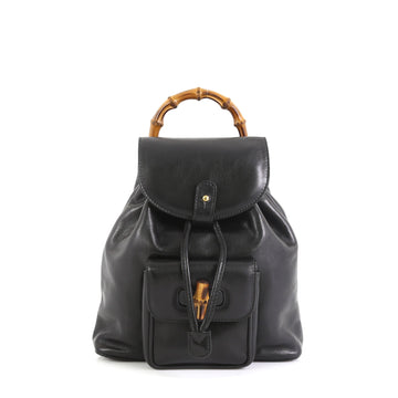 Gucci Vintage Bamboo Backpack Leather Mini