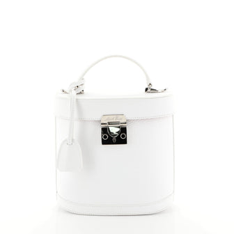 Mark Cross Benchley Bag Leather White 447291