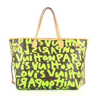 Louis Vuitton Neverfull Tote Limited Edition Monogram Graffiti GM