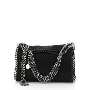 Stella McCartney Falabella Fold Over Crossbody Bag Shaggy Deer Mini