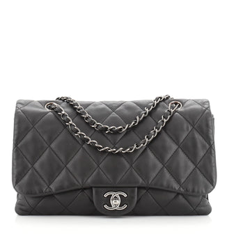 Chanel 3 Flap Bag Quilted Lambskin Jumbo