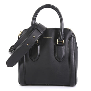 Alexander McQueen Heroine Tote Leather Mini Black 447872