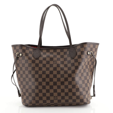 Louis Vuitton Neverfull NM Tote Damier MM Brown 4480201
