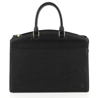 Louis Vuitton Riviera Handbag Epi Leather Black 4480410