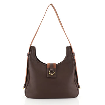 Hermes Tsako Shoulder Bag Clemence Brown 4480414