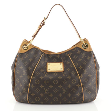 Louis Vuitton Galliera Handbag Monogram Canvas GM Brown 448041