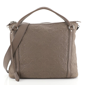 Louis Vuitton Antheia Ixia Handbag Leather MM Neutral 448047