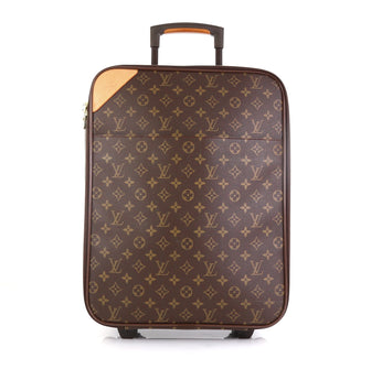 Louis Vuitton Pegase Luggage Monogram Canvas 45 Brown 4481523