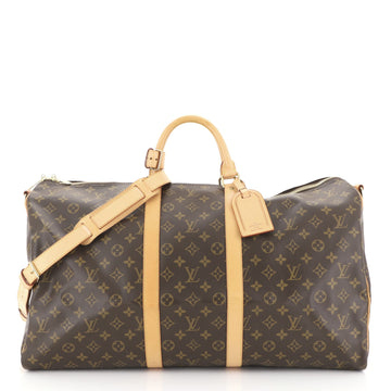 Louis Vuitton Keepall Bandouliere Bag Monogram Canvas 55 Brown 4481528