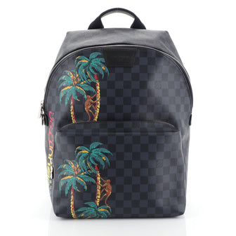 Louis Vuitton Apollo Backpack Limited Edition Damier Cobalt Jungle Bl...