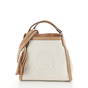Gucci Soho Shoulder Bag Canvas Small