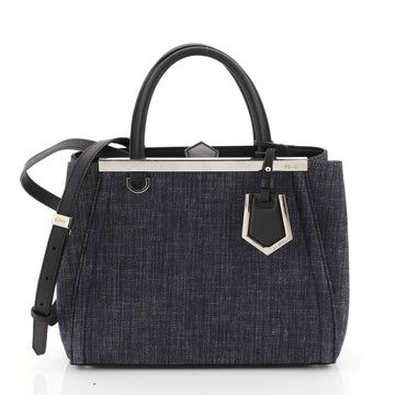 Fendi 2Jours Bag Denim Petite Blue 448155