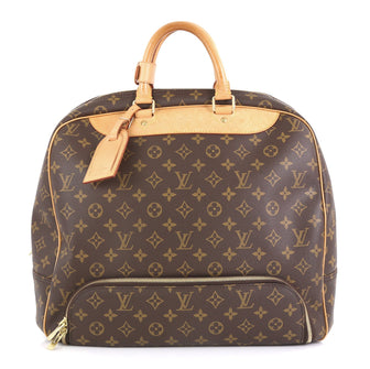 Louis Vuitton Evasion Travel Bag Monogram Canvas MM Brown 448226