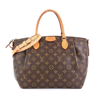 Louis Vuitton Turenne Handbag Monogram Canvas MM Brown 448581