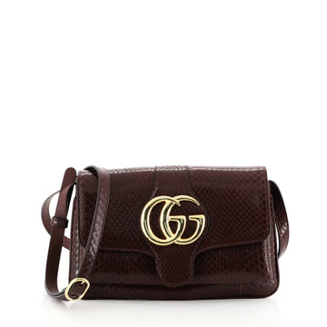 Gucci Arli Shoulder Bag Python Small Red 448762