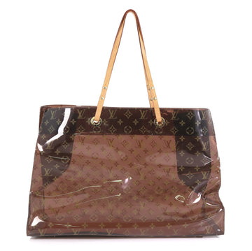 Louis Vuitton Ambre Sac Cabas Monogram Vinyl GM Brown 448811