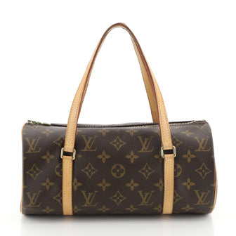Louis Vuitton Papillon Handbag Monogram Canvas 26 Brown 4488801
