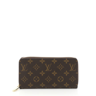Louis Vuitton Zippy Wallet Monogram Canvas Brown 449302
