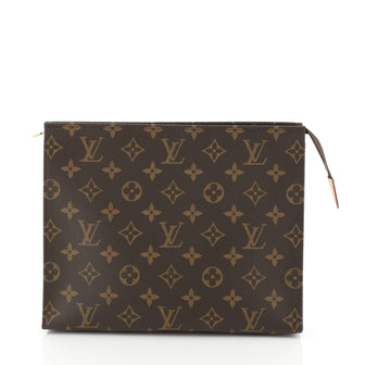 Louis Vuitton Toiletry Pouch Monogram Canvas 26 Brown 449303