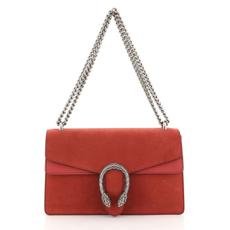 Gucci Dionysus Bag Suede Small Red 449351