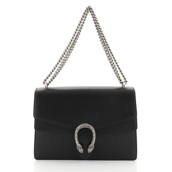 Gucci Dionysus Bag Leather Medium Black 449361