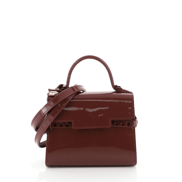 Delvaux Tempete Micro Patent Nude - NOBLEMARS