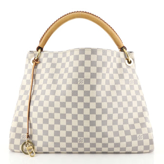 Louis Vuitton Artsy Handbag Damier MM White 449551