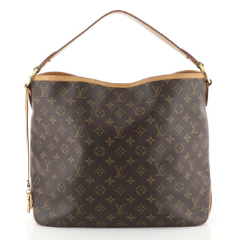 Louis Vuitton Delightful NM Handbag Monogram Canvas MM Brown 449781