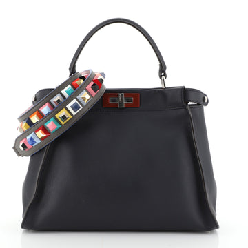 Fendi Peekaboo Bag Rigid Leather Regular