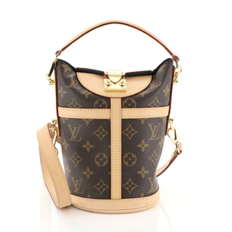 Louis Vuitton Duffle Handbag Monogram Canvas Brown 449911