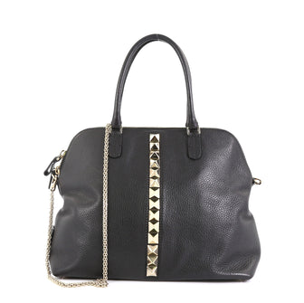 Valentino Va Va Voom Bowling Bag Leather Medium Black 4500314