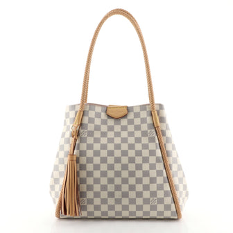 Louis Vuitton Propriano Handbag Damier White 450032